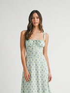 Olivia | Elegant Floral Women Summer Sundress - HoneyvineDress