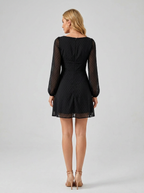 Dorothy | Dreamy Long Sleeve Lace Mini Dress