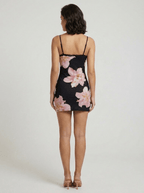 Lauren | Confident Flower Bodycon Cami Dress - HoneyvineDress