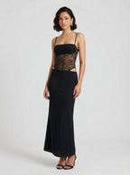 Elara | Iconic Lace Corset Maxi Summer Beach Dress - HoneyvineDress