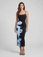 Ellea | Unique Bodycon Maxi Dress with Spaghetti Straps - HoneyvineDress