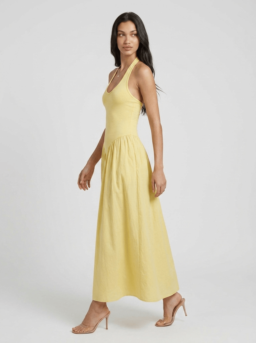 Madison | Luminous Backless Summer Dress - HoneyvineDress