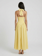 Madison | Luminous Backless Summer Dress - HoneyvineDress