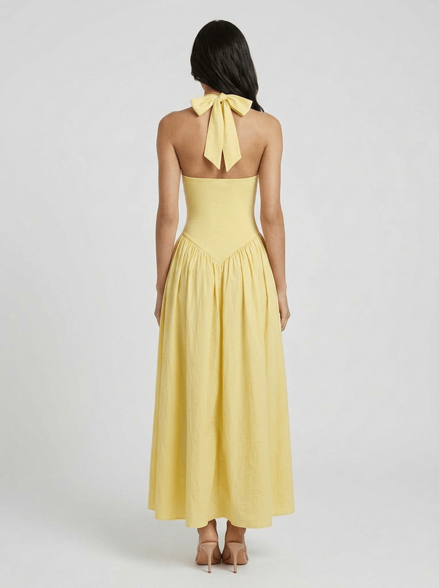 Madison | Luminous Backless Summer Dress - HoneyvineDress