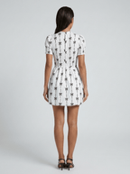 Mia | Bold Puff Sleeve A - Line Mini Dress - HoneyvineDress