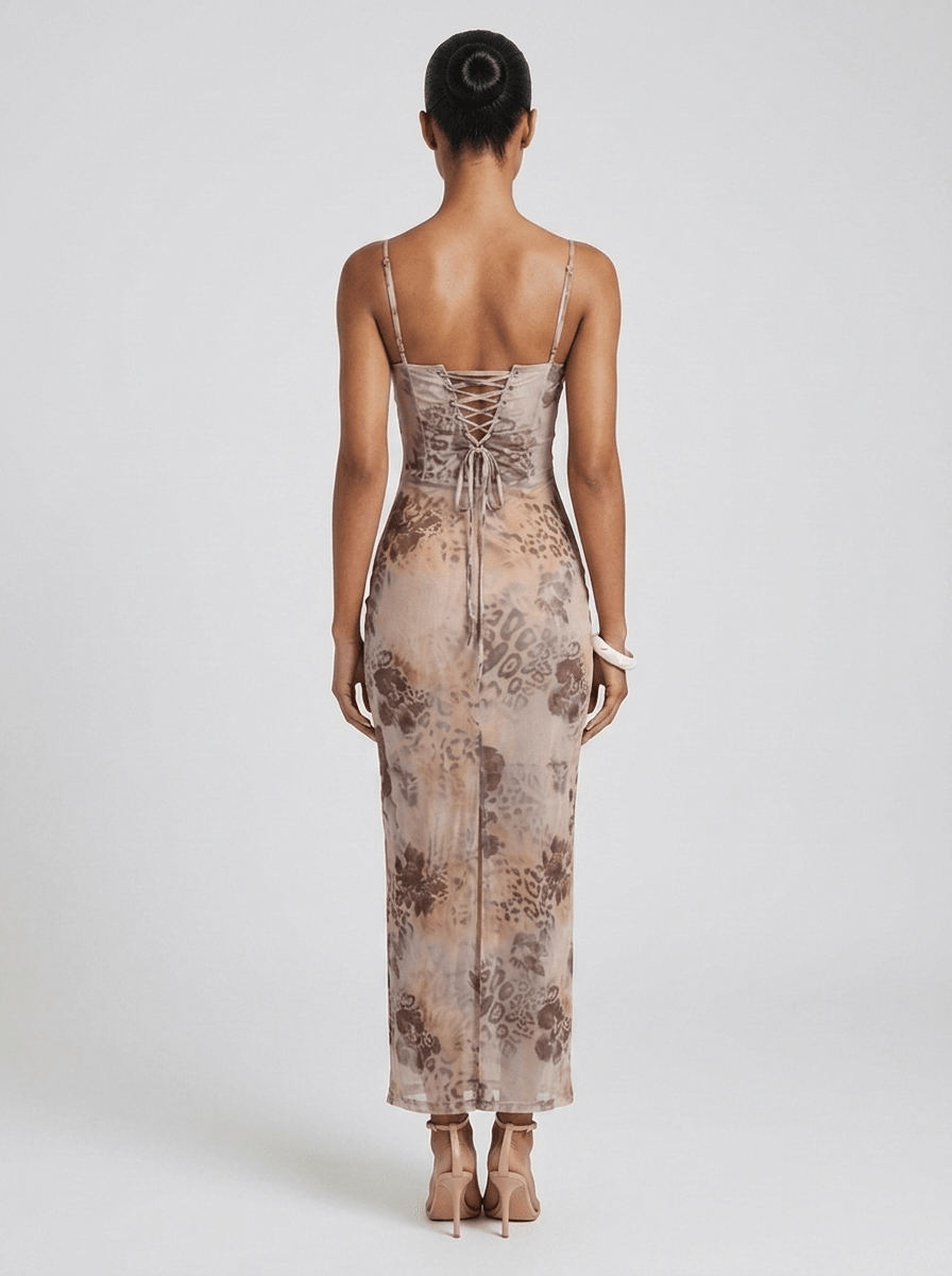 Emma | Iconic Sweetheart Neck Bodycon Maxi Dress - HoneyvineDress