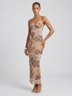 Emma | Iconic Sweetheart Neck Bodycon Maxi Dress - HoneyvineDress