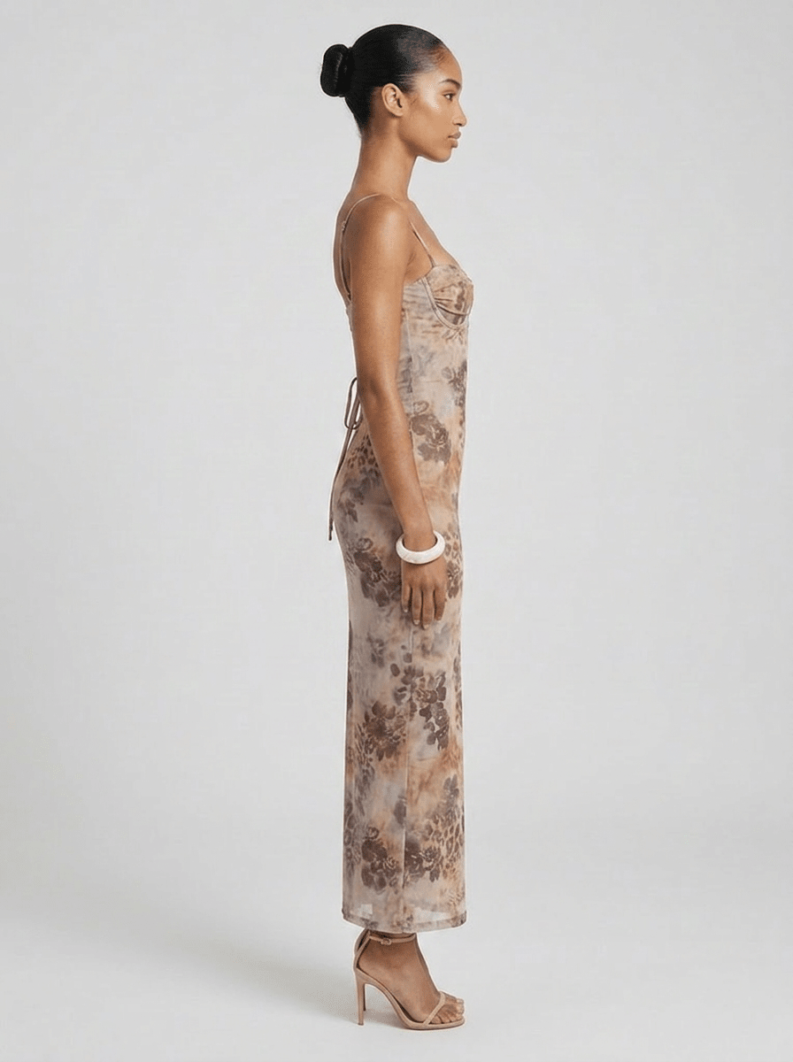 Emma | Iconic Sweetheart Neck Bodycon Maxi Dress - HoneyvineDress