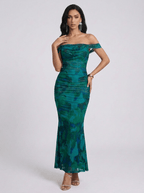 Shirley | Sophisticated Mesh Mermaid Formal Dress - HoneyvineDress