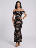 Shirley | Sophisticated Mesh Mermaid Formal Dress - HoneyvineDress