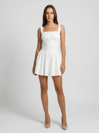 Isabelle | Cute Corset Summer Mini Dress - HoneyvineDress