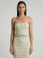 Holly | Soft Bandeau Knit Maxi Dress Resort Summer Look - HoneyvineDress