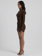 Annabella | Iconic Ruched Bodycon Mini Dress - HoneyvineDress