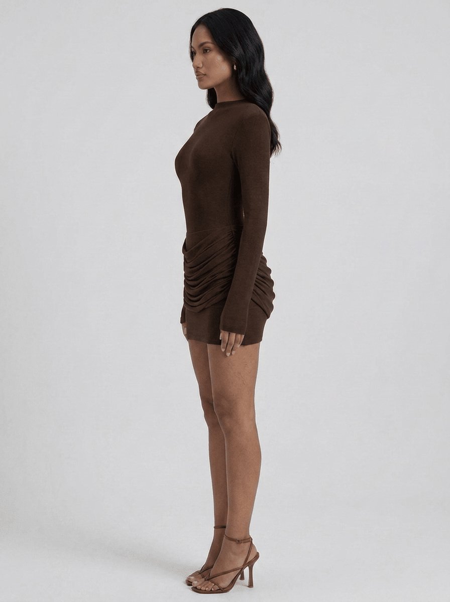 Annabella | Iconic Ruched Bodycon Mini Dress - HoneyvineDress