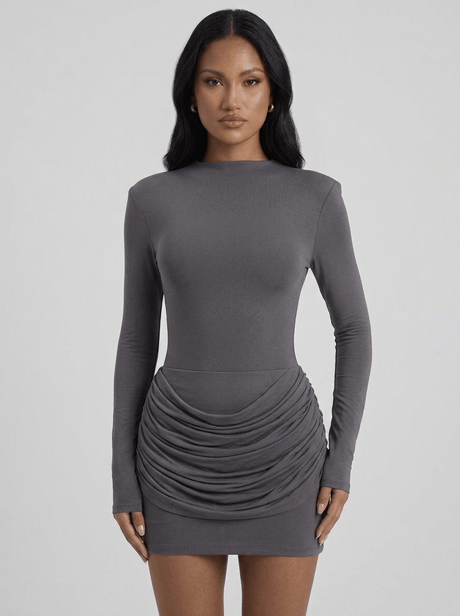 Annabella | Iconic Ruched Bodycon Mini Dress - HoneyvineDress