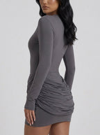 Annabella | Iconic Ruched Bodycon Mini Dress - HoneyvineDress