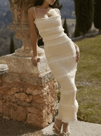 Chloe | High - end Cotton Maxi Cami Dress - HoneyvineDress
