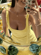 Olivia | Vibrant Tie - Shoulder Mini Summer Dress - HoneyvineDress