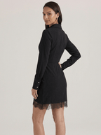 Nicole | Gracious Long Sleeve Formal Dress - HoneyvineDress
