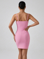 Rose | Soft Knit Bodycon Mini Summer Dress