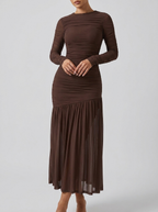 Emily | Elegant Long Sleeve Maxi Bodycon Dress