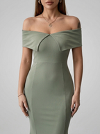 Helena | Polished Backless Maxi Dress