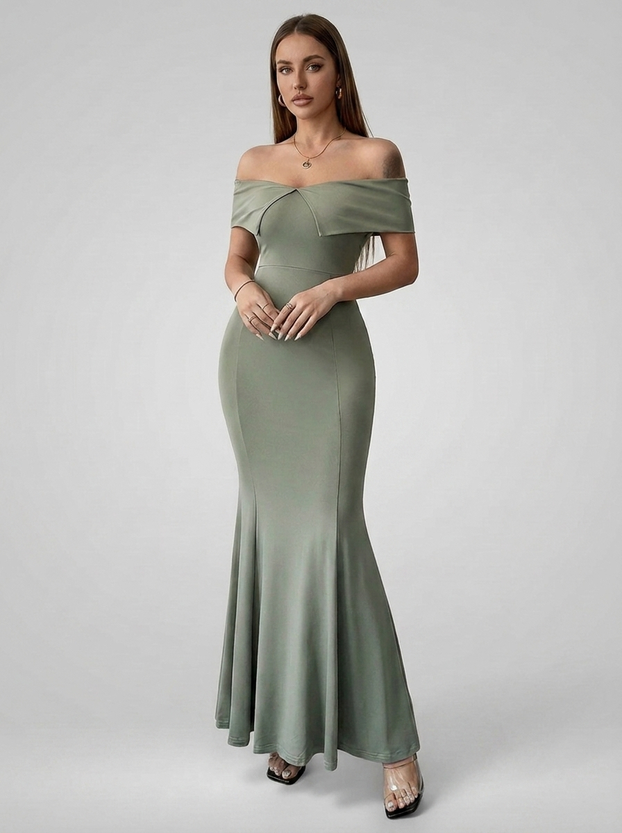 Helena | Polished Backless Maxi Dress