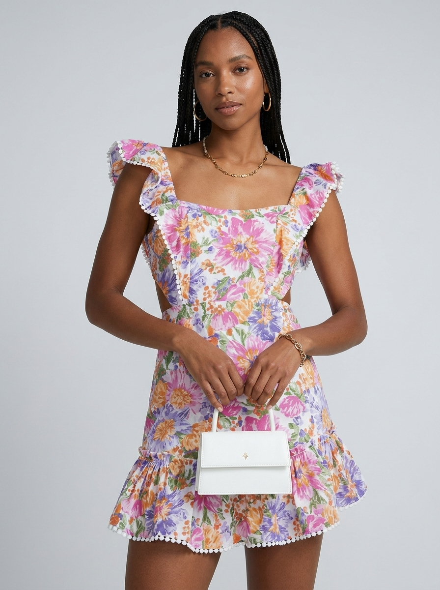 Colette | Radiant Floral Mini Summer Dress