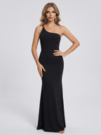 Josephine | Sophisticated Black Evening Maxi Dress