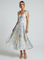 Nisha | Sophisticated Floral Midi Dress