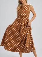 Remy | Cutting-edge Polka Midi Dress