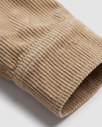 Eden Cozy Casual Corduroy Jacket - Khaki - fabric macro 2