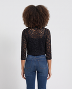 Delia open front cardigan back