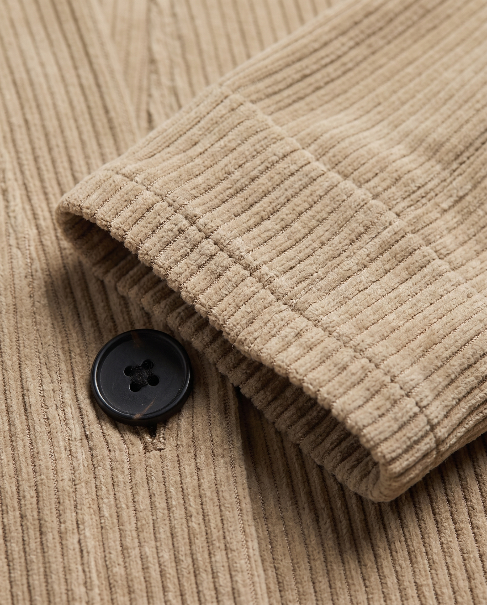 Denise corduroy cardigan button detail