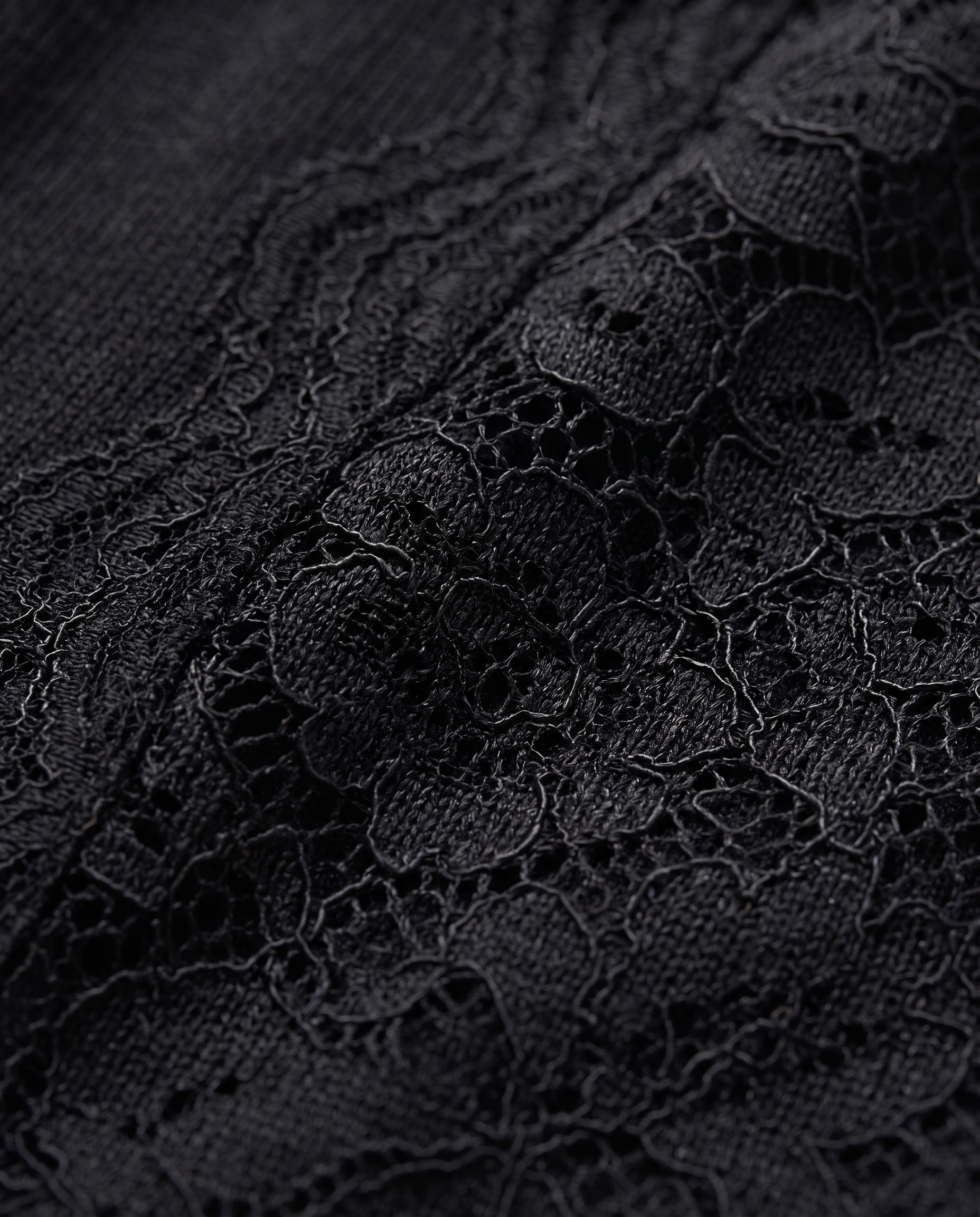 Delia open front cardigan fabric