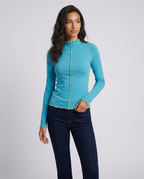 Carolina front Cerulean Green Trim