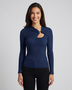 Angelina front Navy Blue