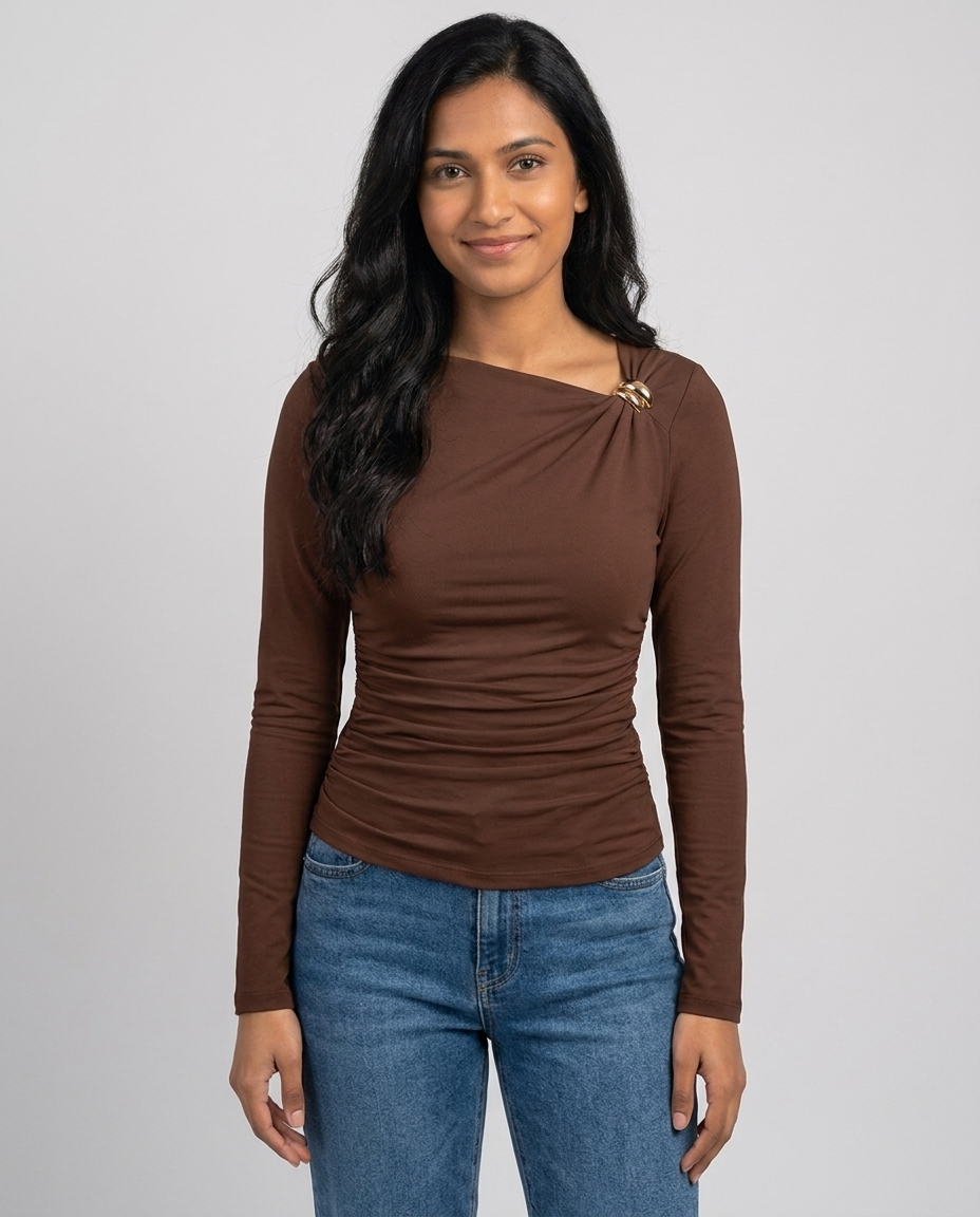Sweet Metal T-Shirt for Everyday - Brown front