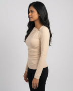 Sweet Metal T-Shirt for Everyday - Apricot side