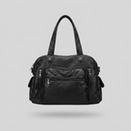 Bella Timeless Multi Pocket Shoulder Bag - front - light grey studio