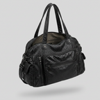 Bella Timeless Multi Pocket Shoulder Bag - open34 - light grey studio