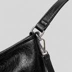 Bonnie Bold PU Leather Shoulder Bag - handle - light grey studio