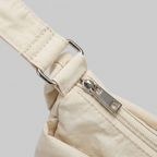 Cheyenne Timeless Ruched Bow Shoulder Bag - hardware - light grey studio