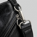 Bonnie Bold PU Leather Shoulder Bag - hardware - light grey studio