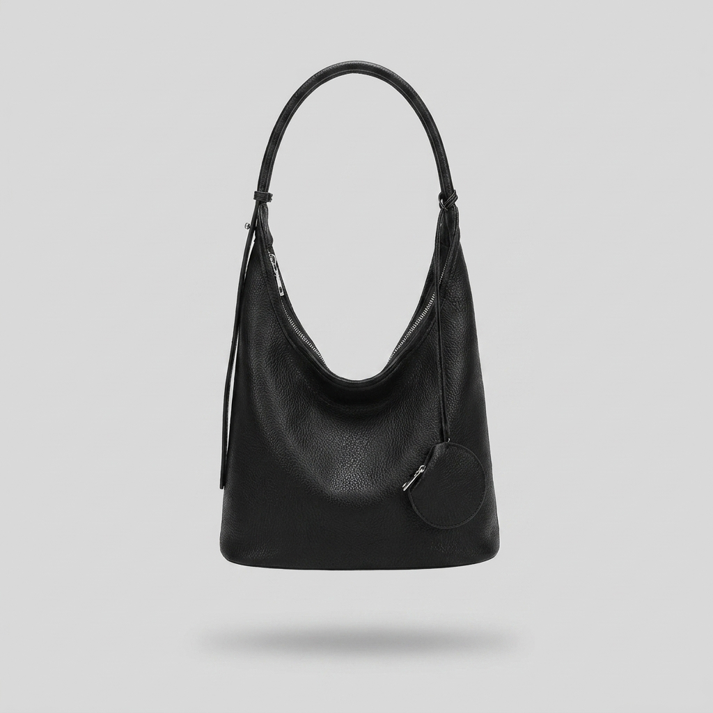 Black faux_leather - front