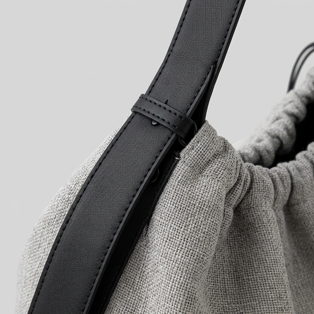 Light Gray drawstring - handle