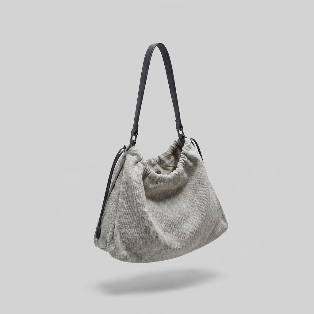 Light Gray drawstring - open34