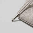 Light Gray drawstring - hardware