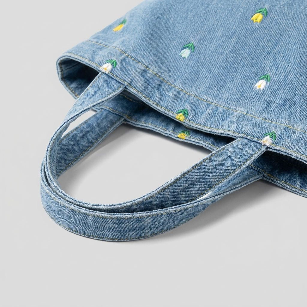 Light Blue denim - handle