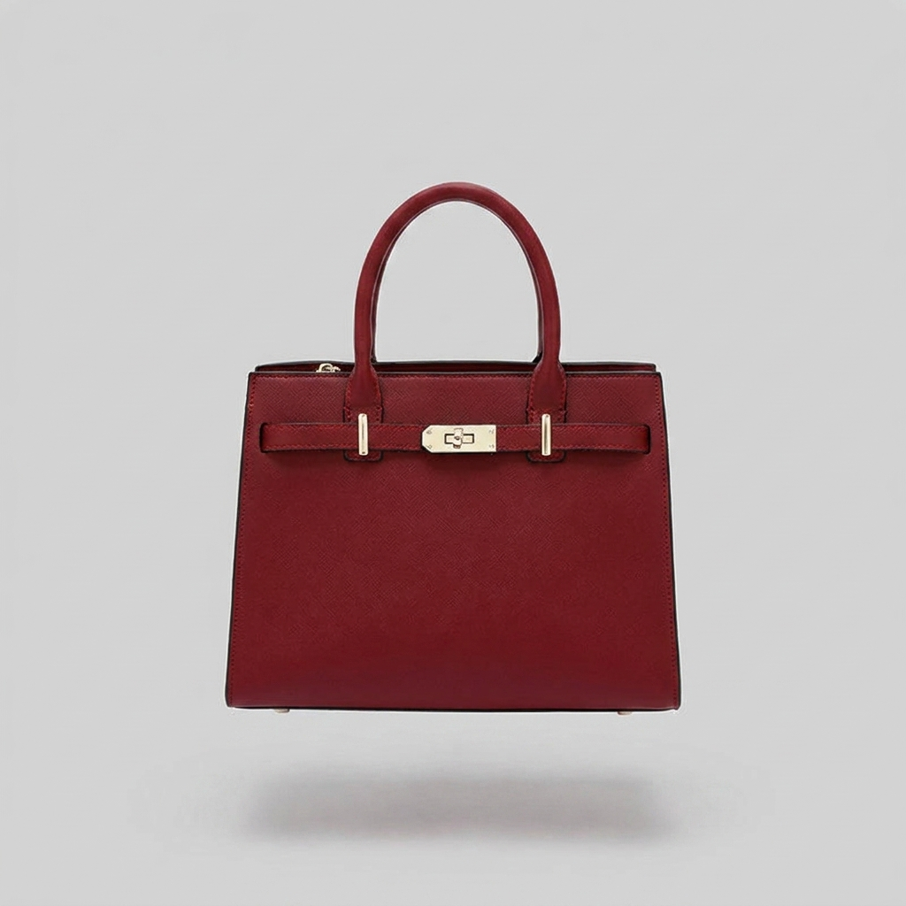 Burgundy detachable_strap - front